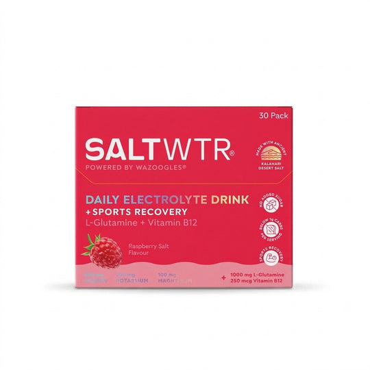 Wazoogles SaltWTR Raspberry Salt Sports Recovery 8 Sachets Delivery Mauritius