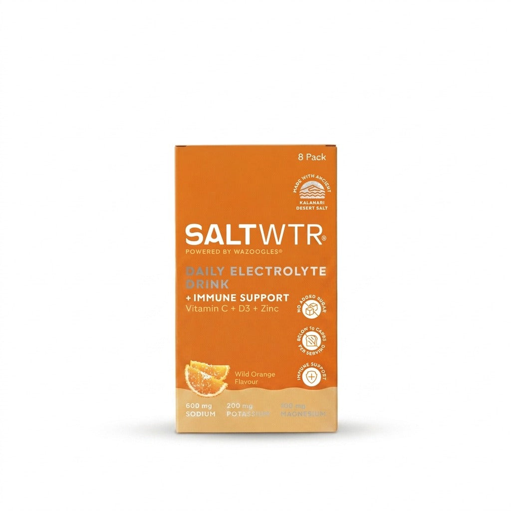 Wazoogles SaltWTR Wild Orange Immune Support 8 Sachets Delivery Mauritius