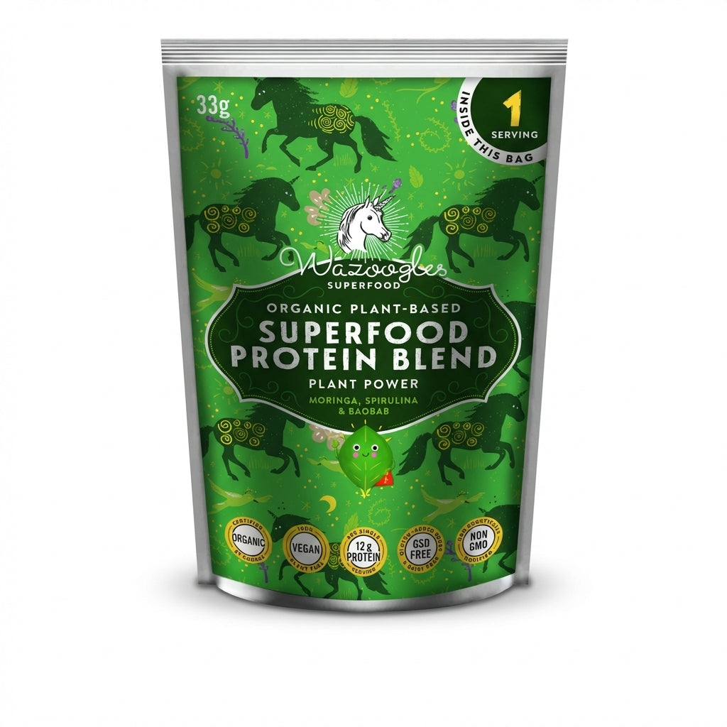 Wazoogles Superfood Protein Blend Plant Power 33g Delivery Mauritius