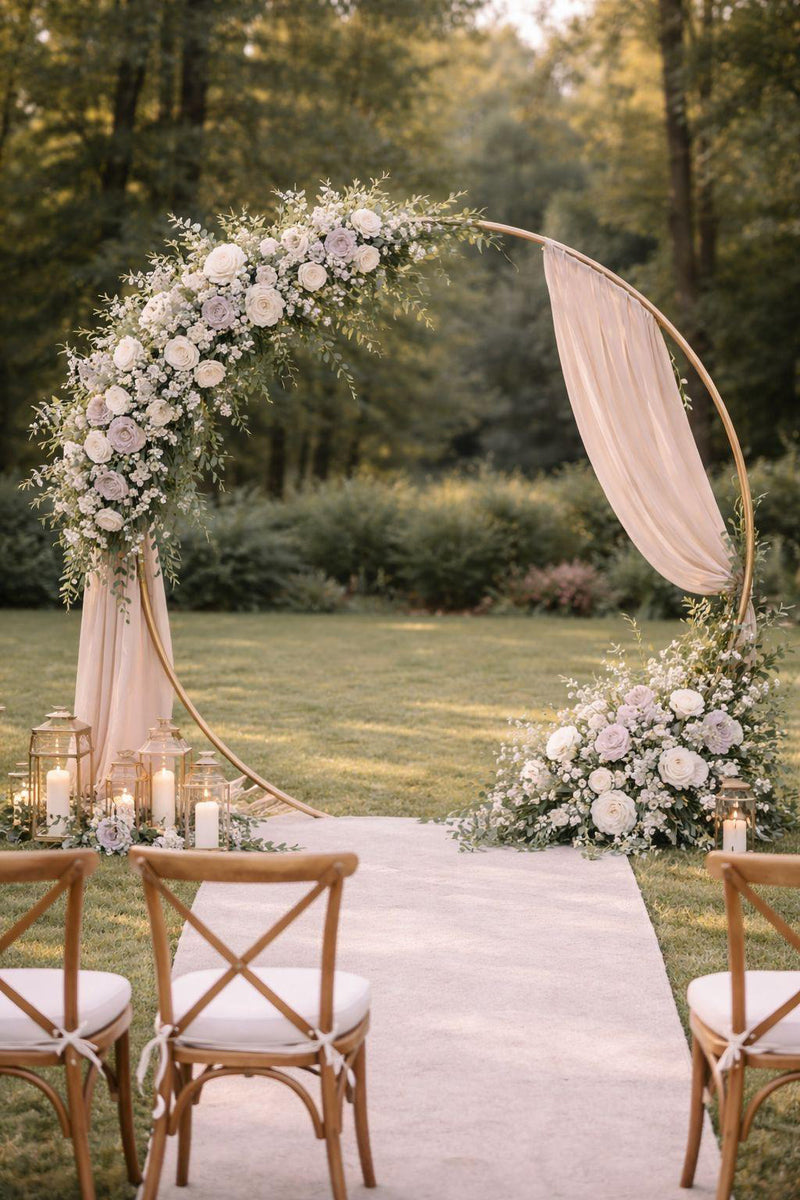 Wedding Arch Soft Pastel Romance Delivery Mauritius