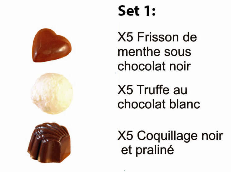 Chocolate Gift Box - Assorted Red - Set 1