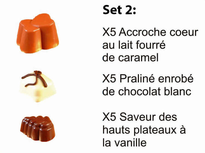Chocolate Gift Box - Assorted Red - Set 2