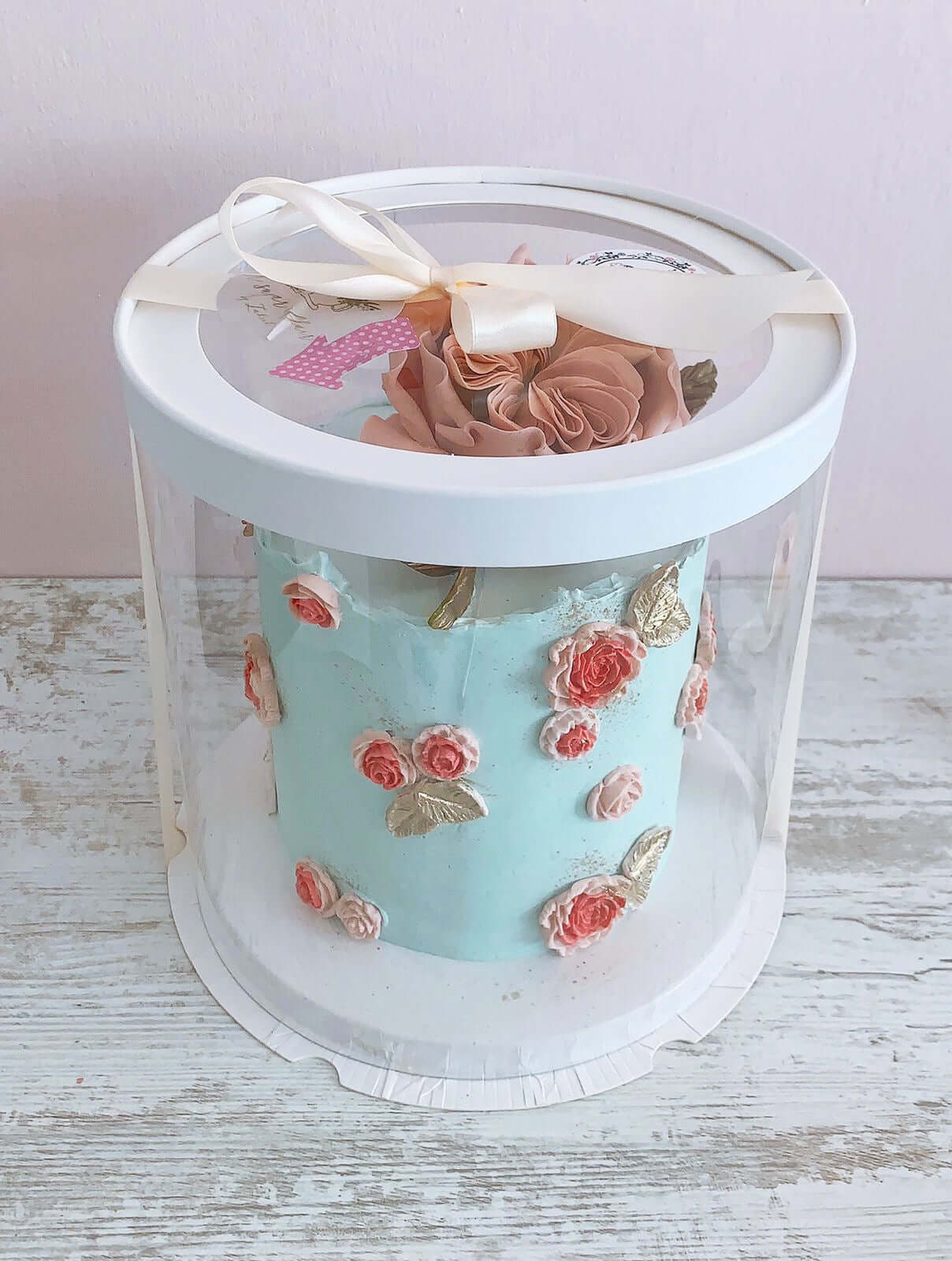 Vintage Floral Cake - Birthday Cake