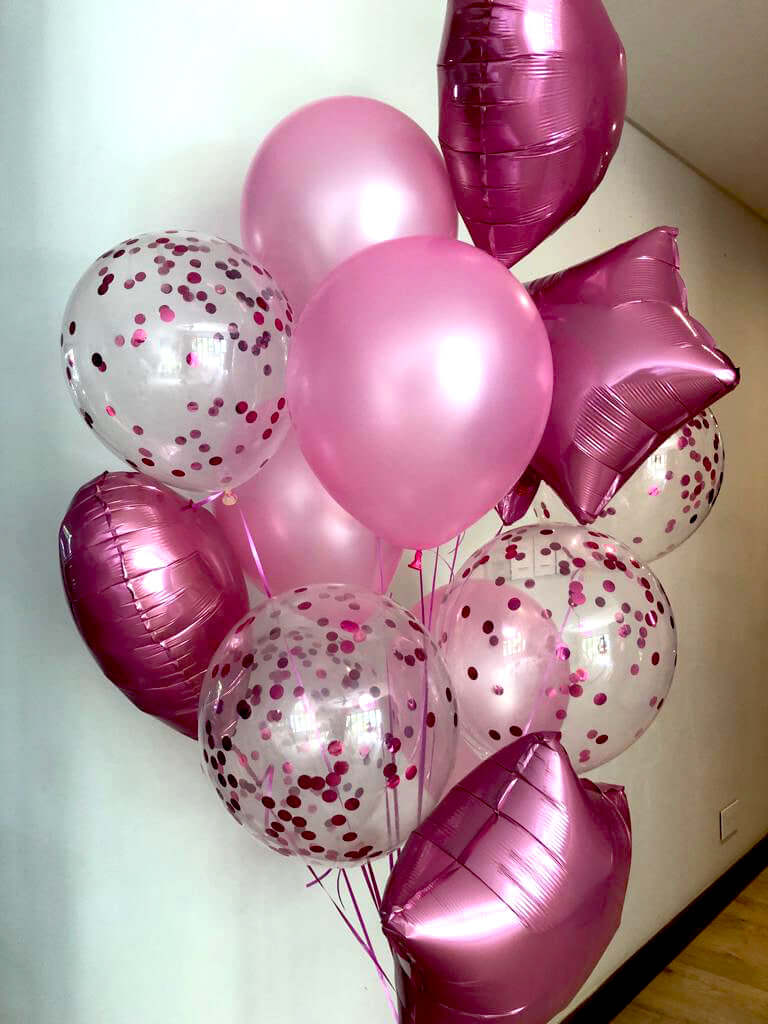 Helium Balloons Bouquet - Barbie Party