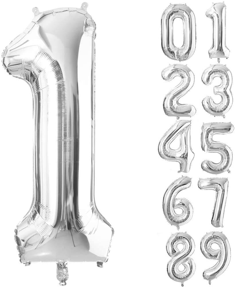 Foil Number Balloon Dodomarket Mauritius