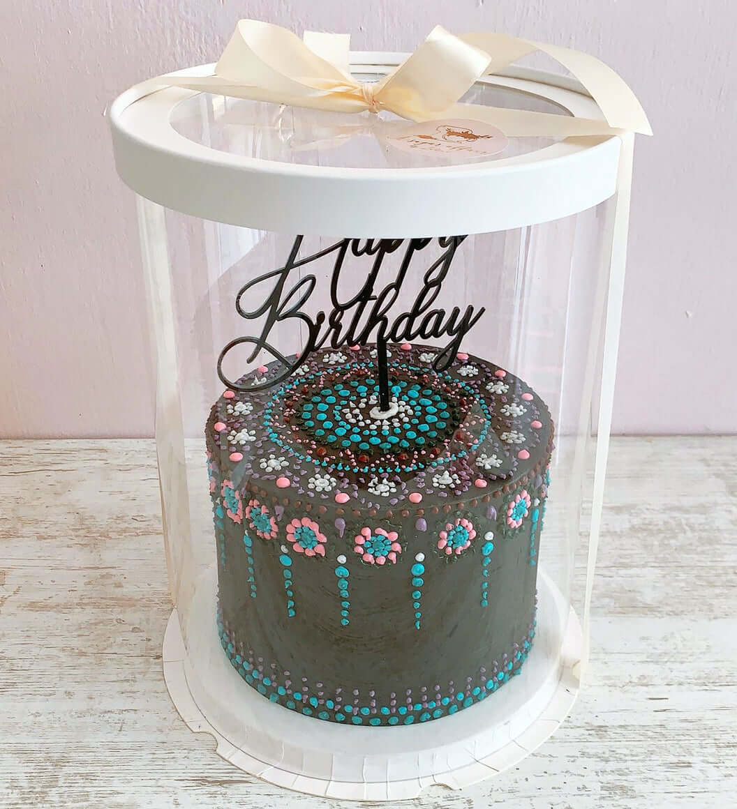 Chocolate Birthday Cake - Arabesque - in a box -  DodoMarket