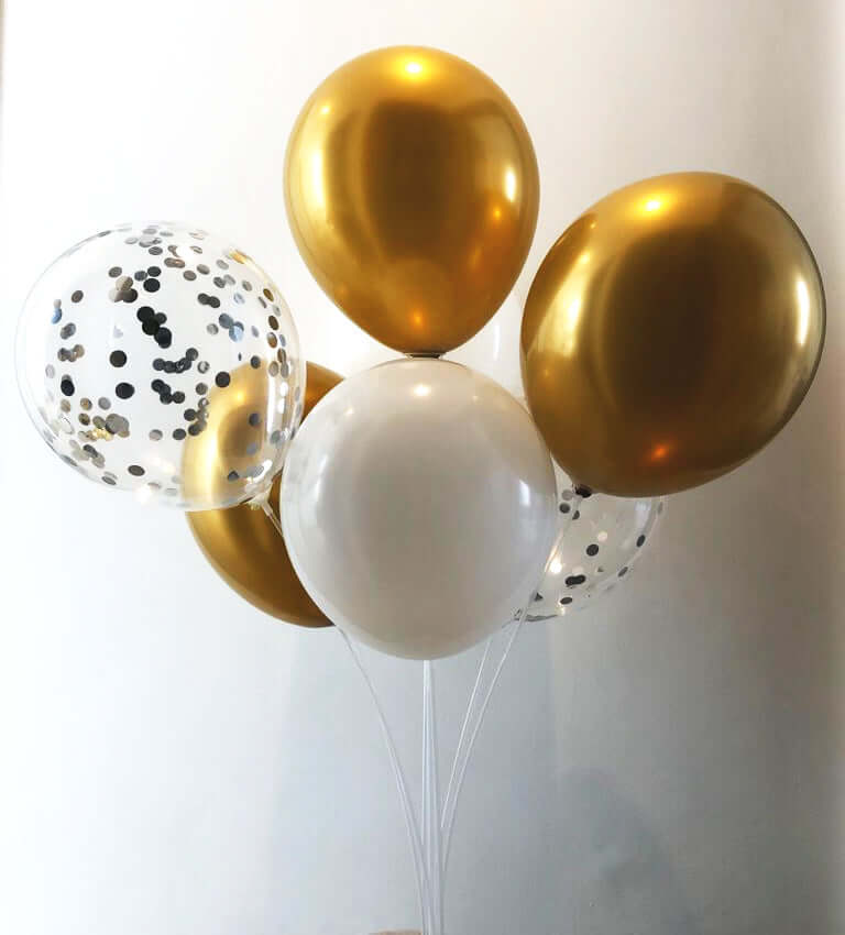 DodoMarket Balloons Bouquet delivery Mauritius - Golden Cloud Bouquet