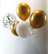 Air-Inflated Balloons Bouquet - Golden Cloud