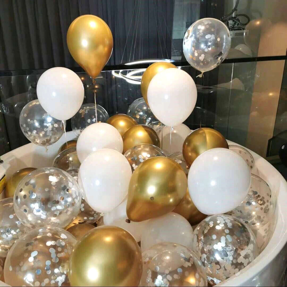 DodoMarket Balloons Bouquet delivery Mauritius - Golden Cloud Bouquet