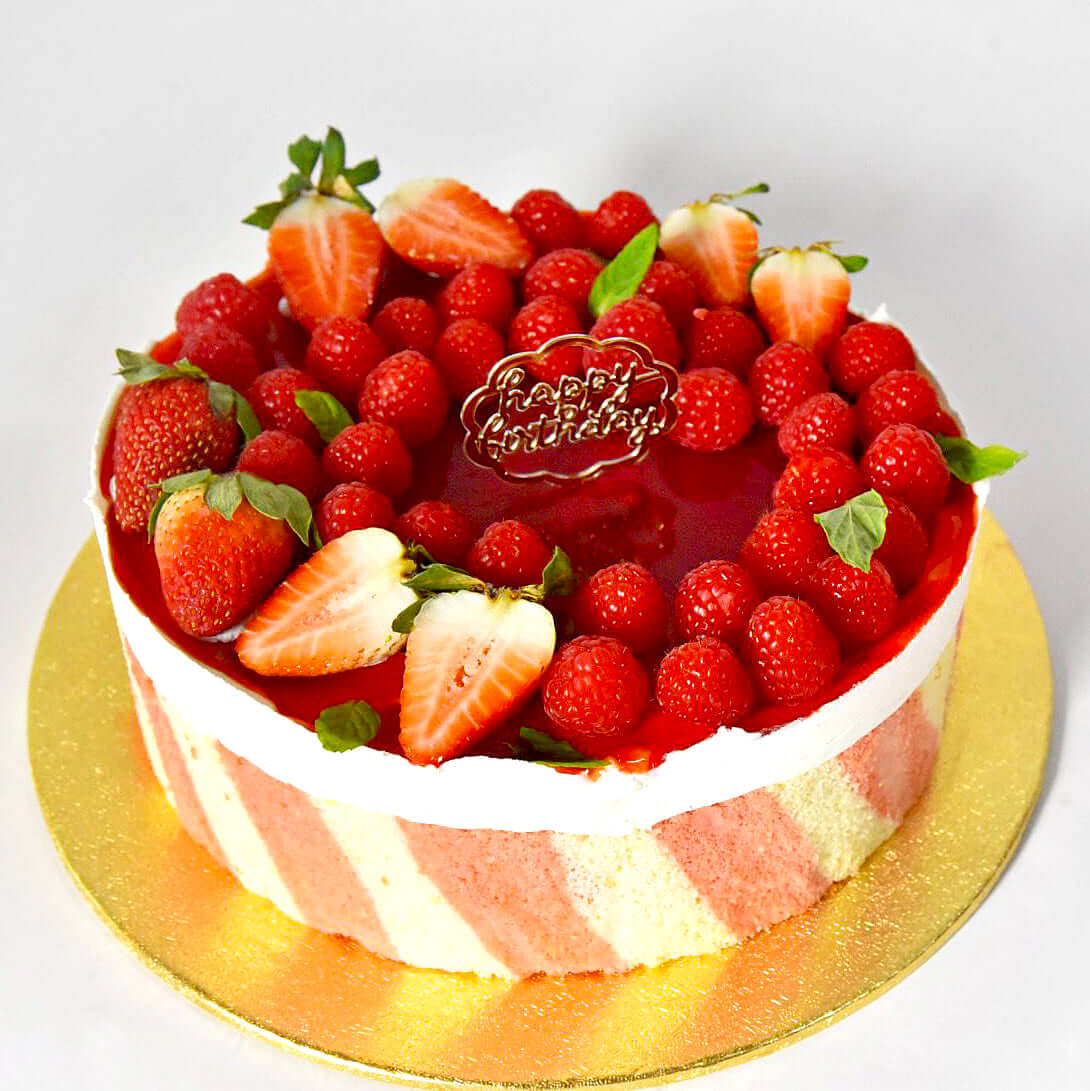 Bavarois-Happy-Birthday-Cake-berries-DodoMarket-delivery-Mauritius