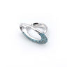 Grand Bassin - Bague en Argent avec Zirconiums |