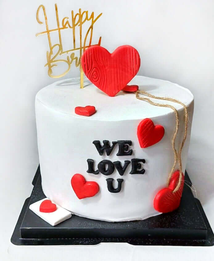 Valentine's Day Cake - I Love You | Cakes delivery Mauritius