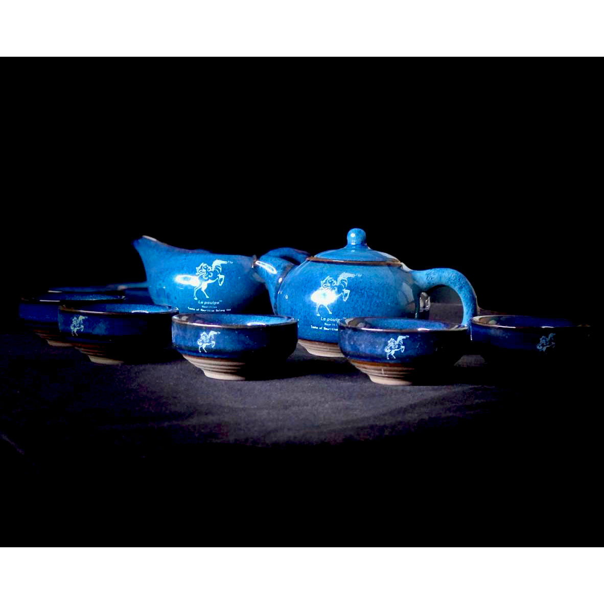 Black-Porcelain-Glaze-tea-set-Octopus-DodoMarket-delivery-Mauritius