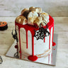 Mini Gâteau Rouge Sanglant pour Halloween