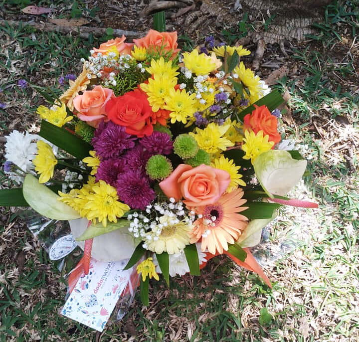 Bouquet-signature-Tendance-Orange-XLarge-DodoMarket-Mauritius
