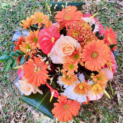 Bouquet signature - Tendance Orange