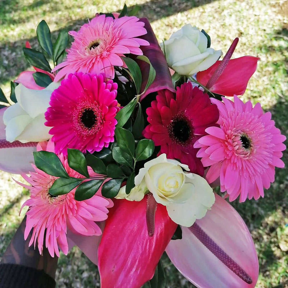 Bouquet signature - Tendance Rose
