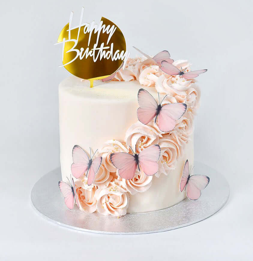 Butterfly-Birthday-Cake-with-topper-DodoMarket-delivery-Mauritius