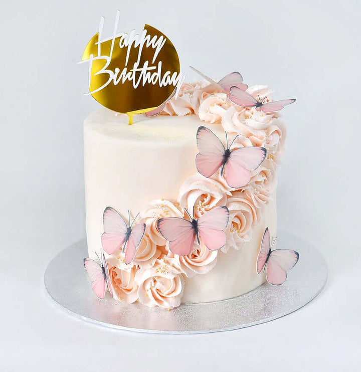 Butterfly-Birthday-Cake-with-topper-DodoMarket-delivery-Mauritius