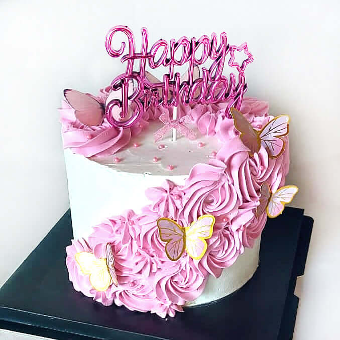 Butterfly-Birthday-Cake-purple-topper-DodoMarket-delivery-Mauritius