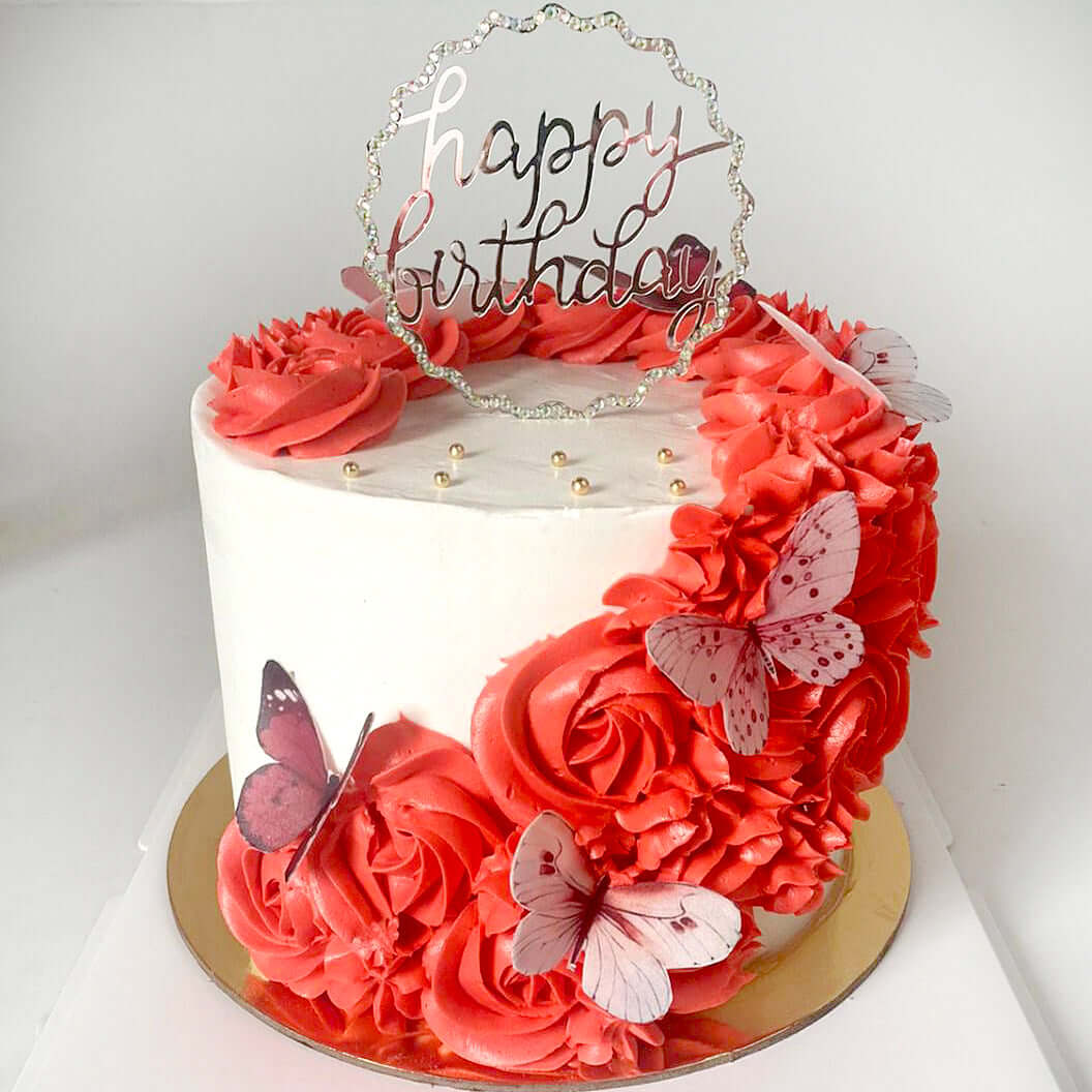 Butterfly-Birthday-Cake-with-topper-DodoMarket-delivery-Mauritius
