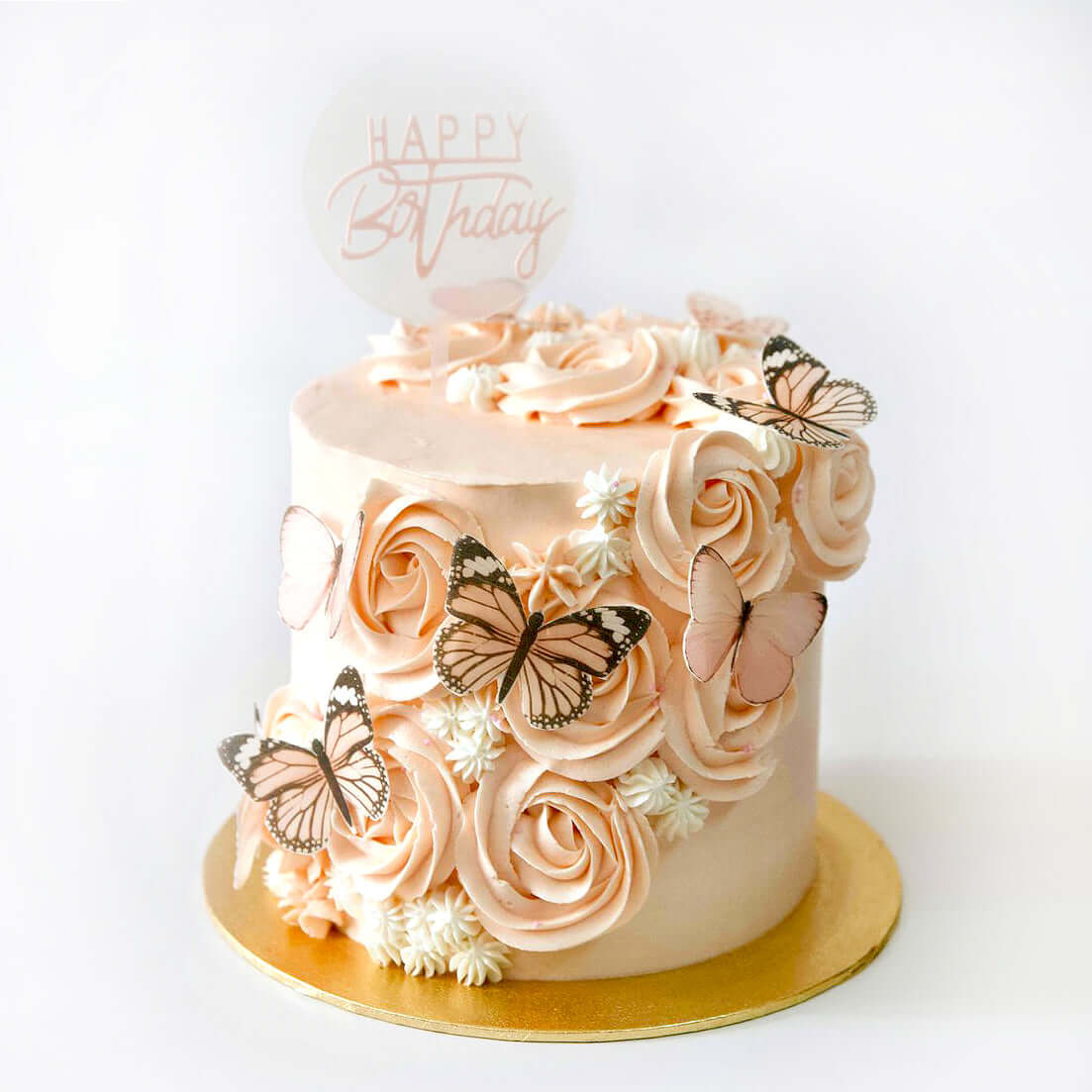 Butterfly-Birthday-Cake-with-topper-DodoMarket-delivery-Mauritius