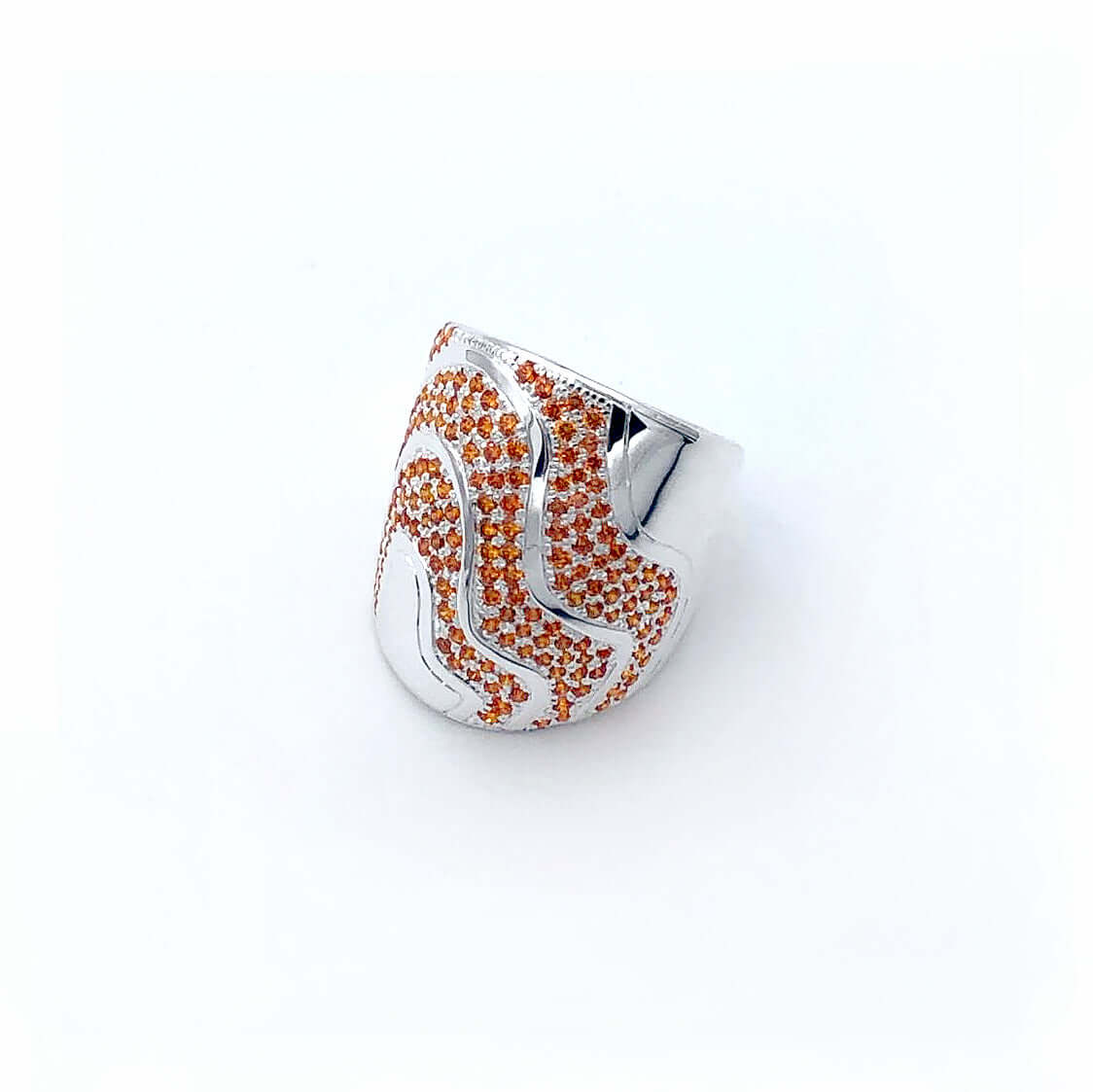 Chamarel-Silver-Ring-with-Cubic-Zirconia-DodoMarket