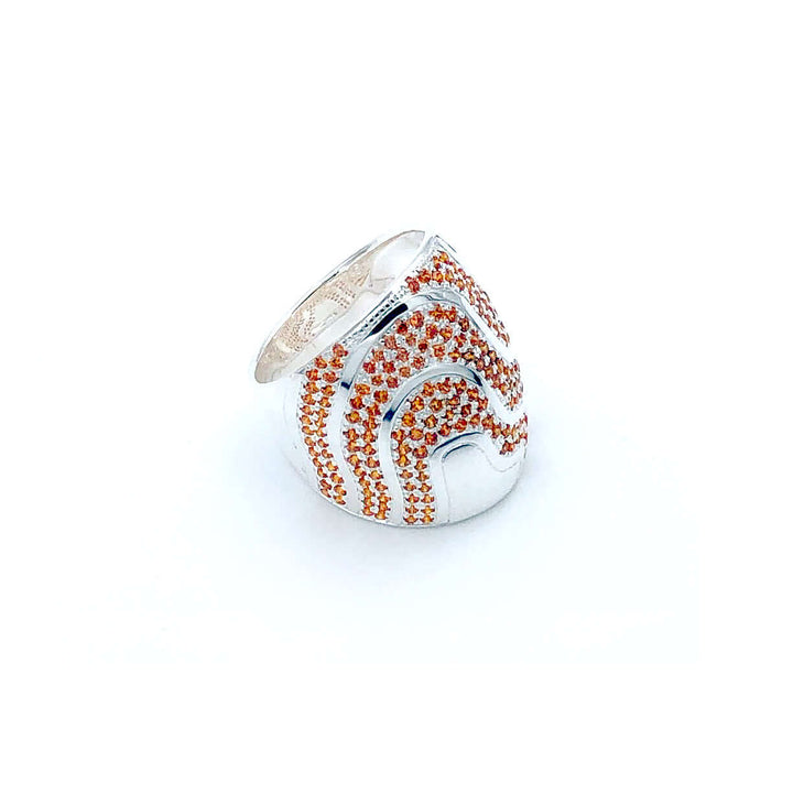 Chamarel-Silver-Ring-with-Cubic-Zirconia-DodoMarket