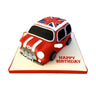 Mini Cooper Car-Cake - Gâteau d'Anniversaire