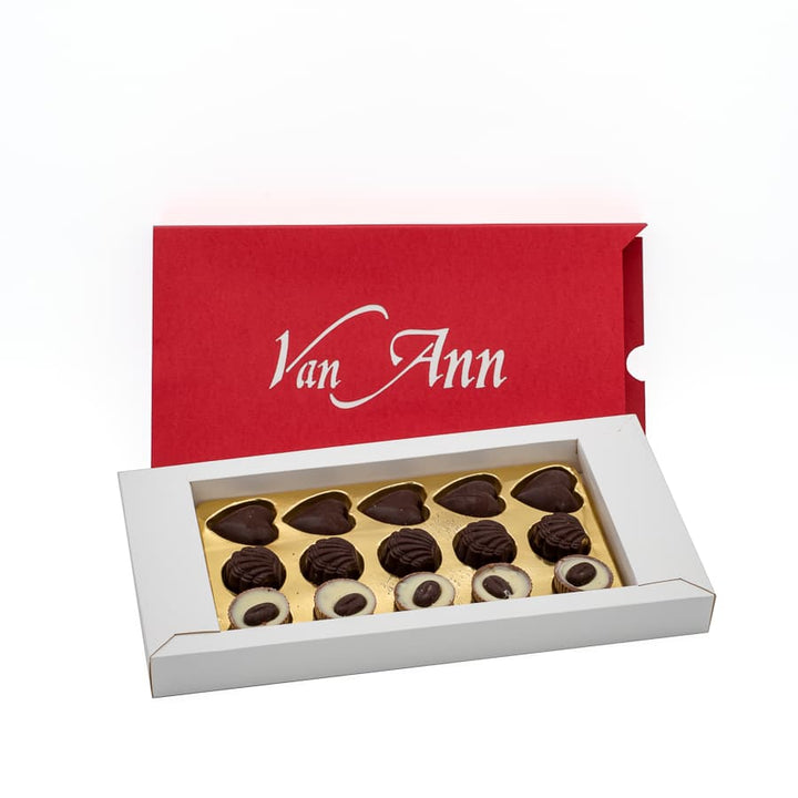 Chocolate Gift Box - Assorted Red 15