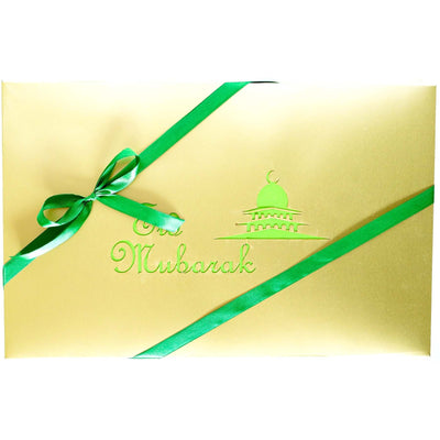 Chocolate Gift Box Eid Mubarak Gold 45 Delivery Mauritius