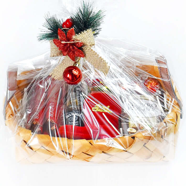 Christmas-Hamper-wrapped-Basket-Chocolate-Sweet-Tooth-DodoMarket-Delivery-Mauritius