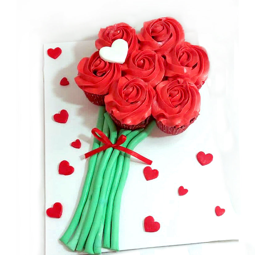 Cupcake-Roses-bouquet-Valentines-Dodomarket-delivery-Mauritius
