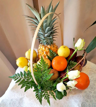 Cute-Fruits-Flowers-Basket-Gift-Dodomarket-delivery-Mauritius