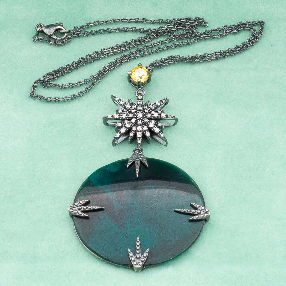 Sterling Silver Necklace - Espoir - Front
