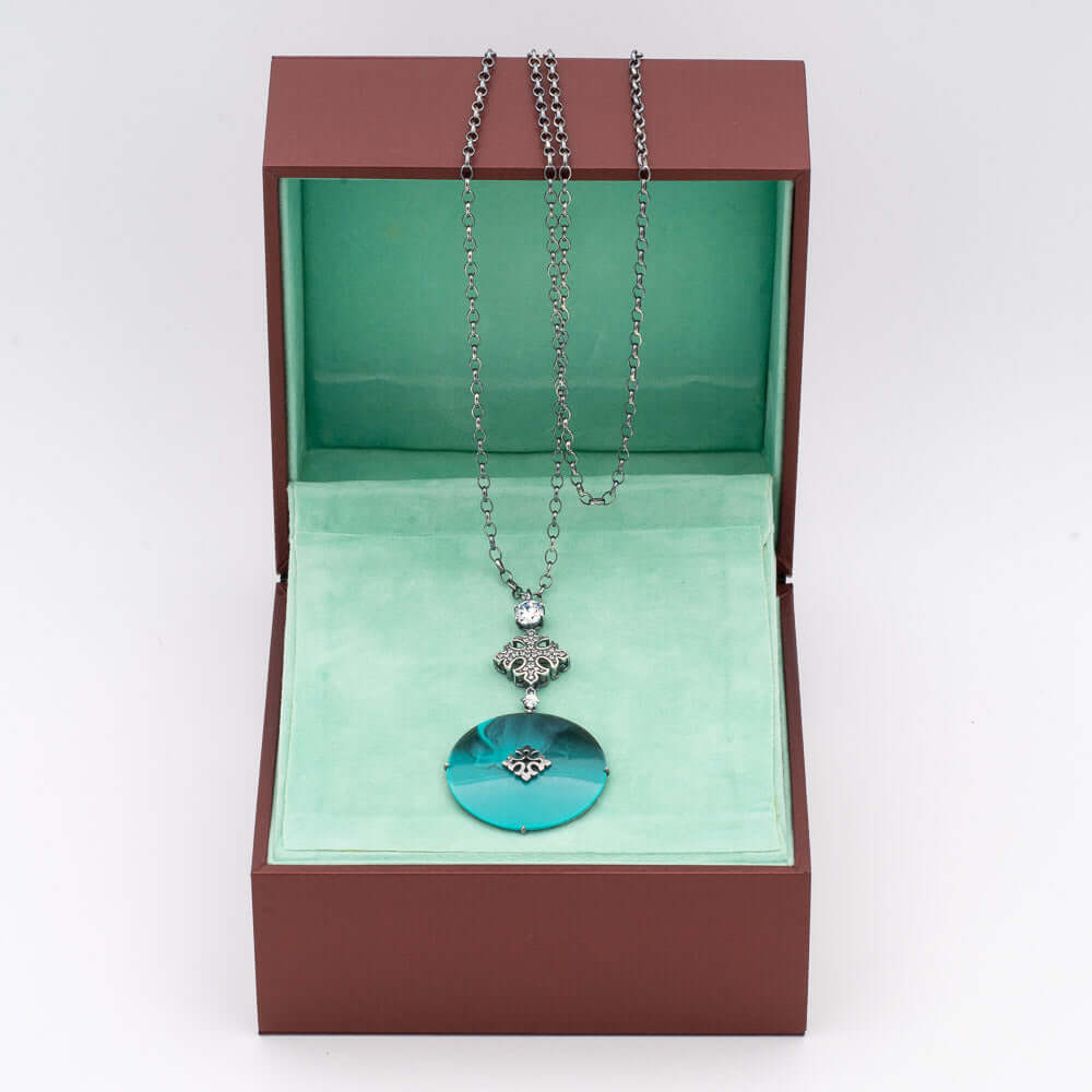 Jewellery Sterling Silver Necklace - Secret Charm - Gift Box