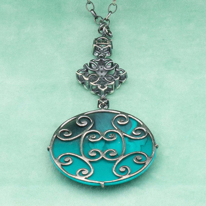Jewellery Sterling Silver Necklace - Secret Charm - Back