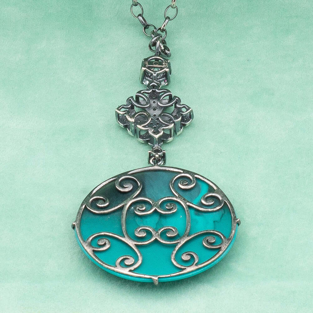 Jewellery Sterling Silver Necklace - Secret Charm - Back