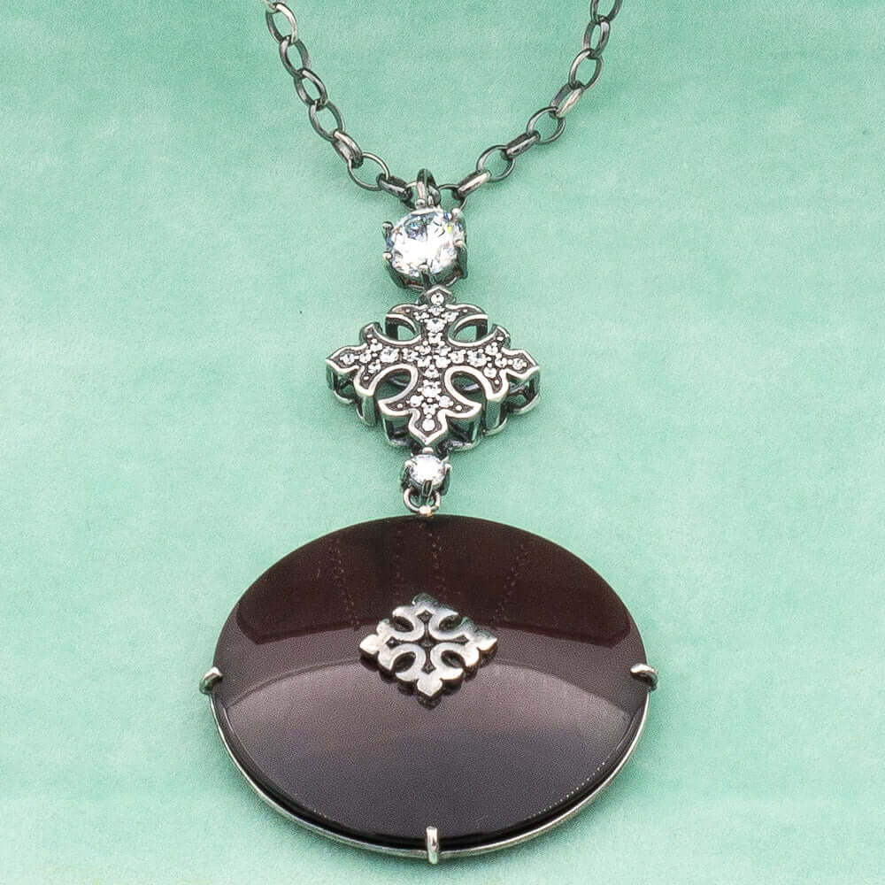 Jewellery Sterling Silver Necklace - Bliss - Front