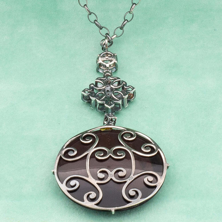 Jewellery Sterling Silver Necklace - Bliss - Back