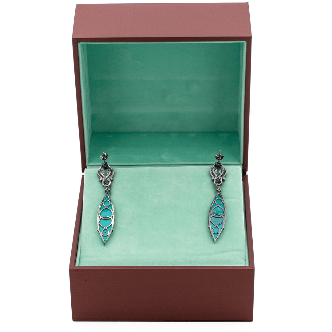 DodoMarket Sterling Silver Earrings - Aura delivery Mauritius