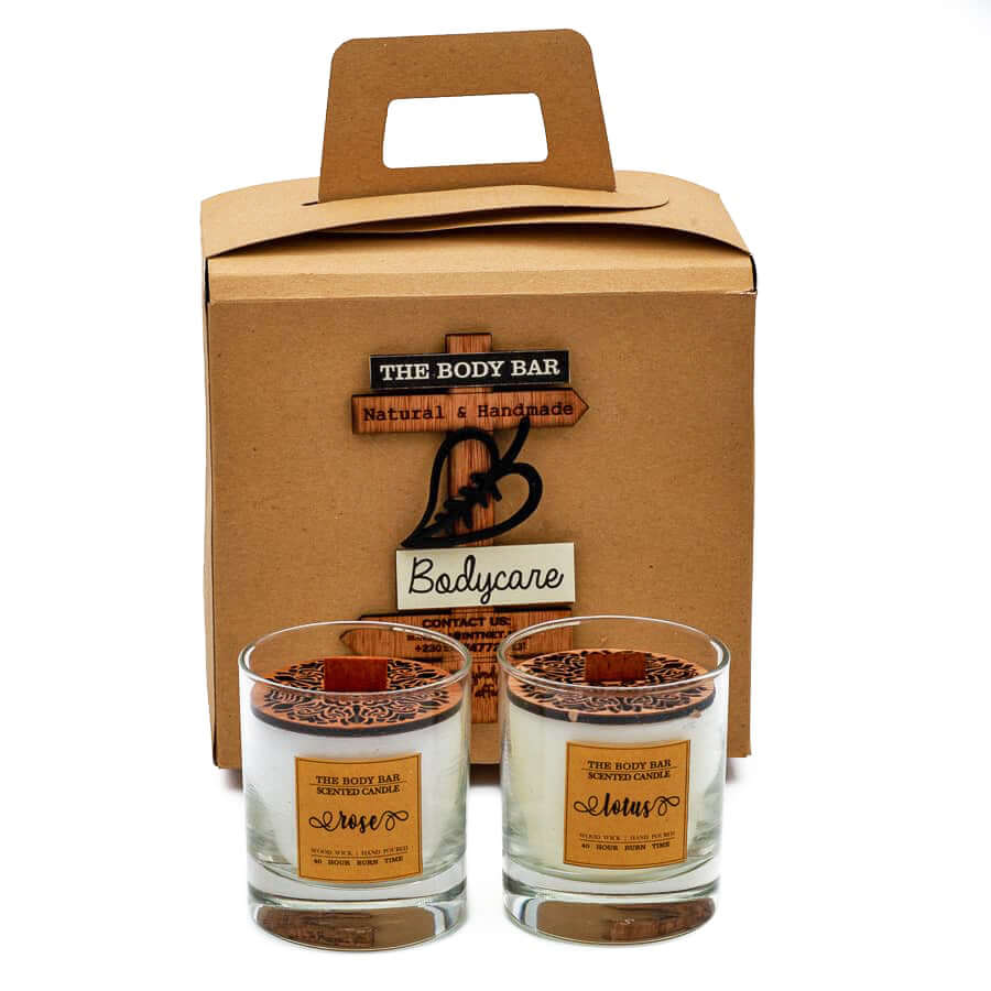 DodoMarket Lotus & Rose Candles Gift Box