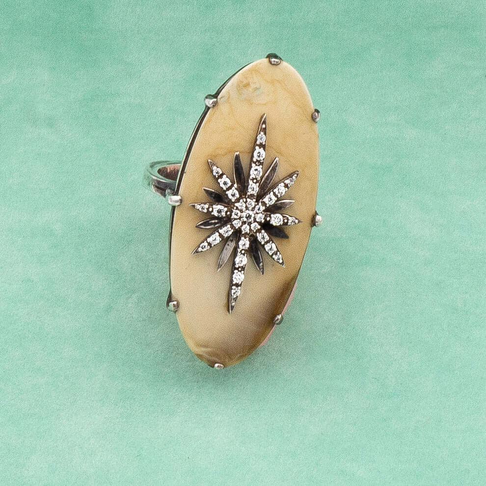 DodoMarket Mauritius Sterling Silver Ring - Morning Star
