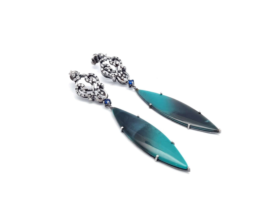 DodoMarket Sterling Silver Earrings - Aura delivery Mauritius