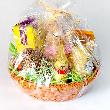 Easter-Bunny-Eggs-Hamper-Basket-wrapped-DodoMarket-Delivery-Mauritius