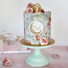 Eid Mubarak Cake with Macarons