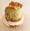 Gâteau de Célébration de l'Aïd avec Macarons