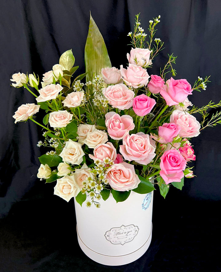 Surprise Flower Box with Ferrero/Lindt Chocolates inside