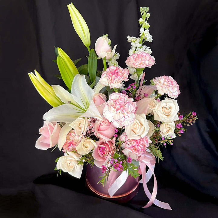 Surprise Flower Box with Ferrero/Lindt Chocolates inside