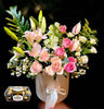 Surprise Flower Box with Ferrero/Lindt Chocolates inside